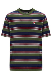 Fila Stripe Tee. Chive