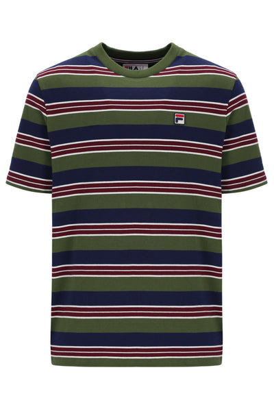 Fila Stripe Tee. Chive