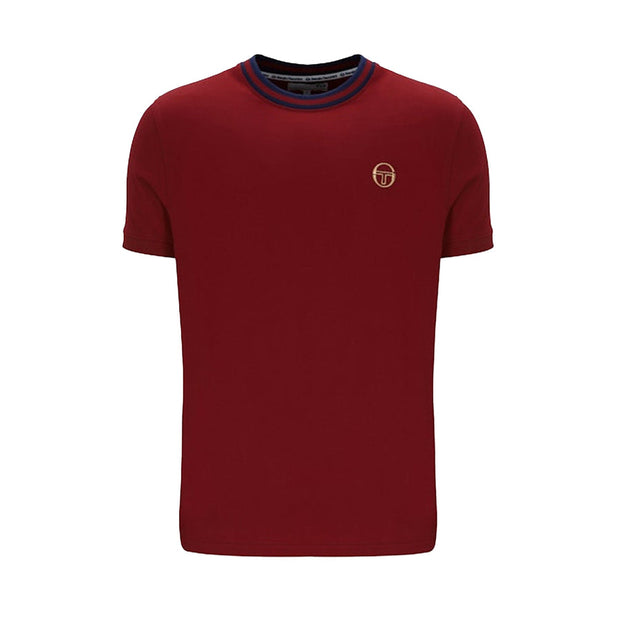 Sergio Tacchini Rainer Tee. Wine