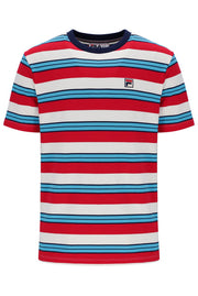 Fila Stripe Tee. Navy