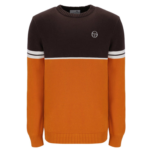 Sergio Tacchini Crew Neck Jumper. Java