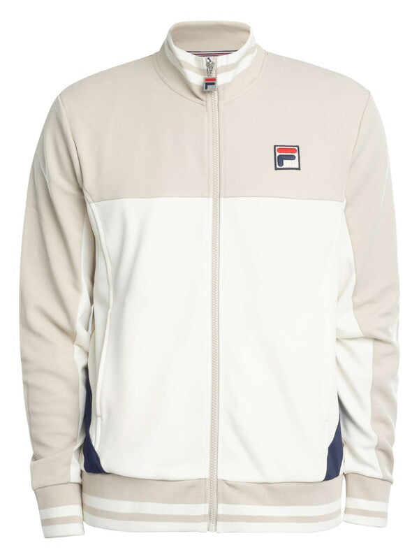 Fila Tiebreaker Track Jacket. Gardenia