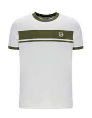 Sergio Tacchini Masters T-Shirt in Gardenia/Sphagnum