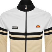 Ellesse Rimini Track Top. Off White/White