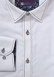 Arthur & Russel PSH-686 Shirt in White / Multi