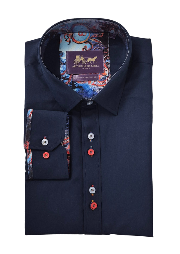 Arthur & Russel PSH-764 Shirt in Navy