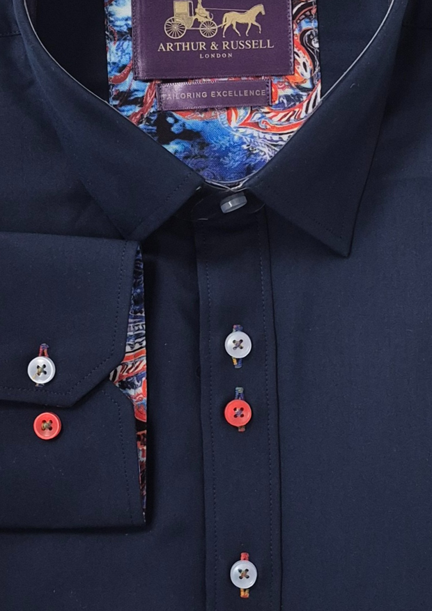 Arthur & Russel PSH-764 Shirt in Navy