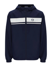 Sergio Tacchini Damarindo Windbreaker in Maritime Blue / Gardenia