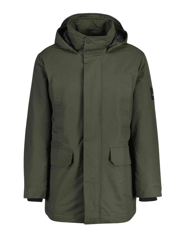 Ben Sherman Heavy Parka in Khaki Green