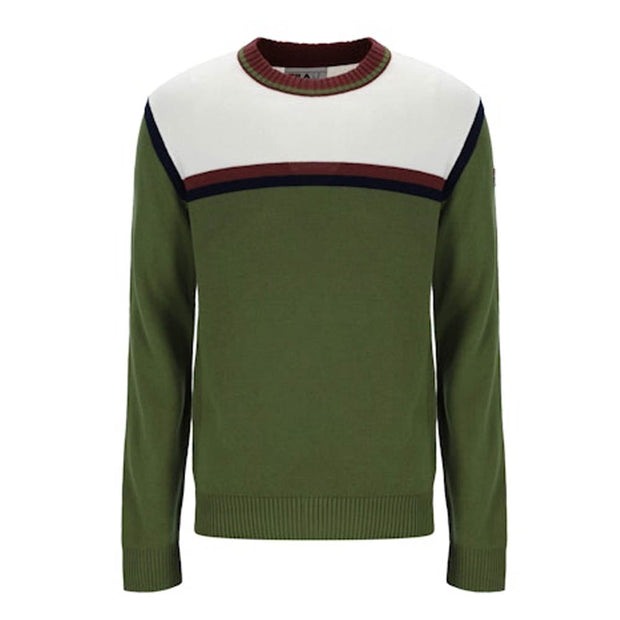 Fila Stripe Crew Neck Sweater.