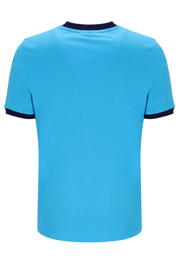 Fila Marconi Ringer Tee. Cyan Blue