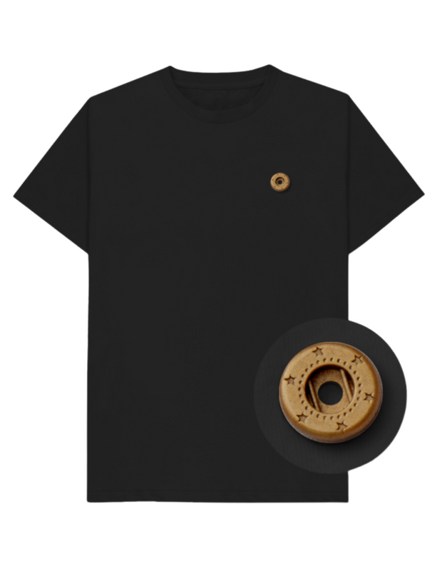 Dr Poppin' Off Popper Tee in Black