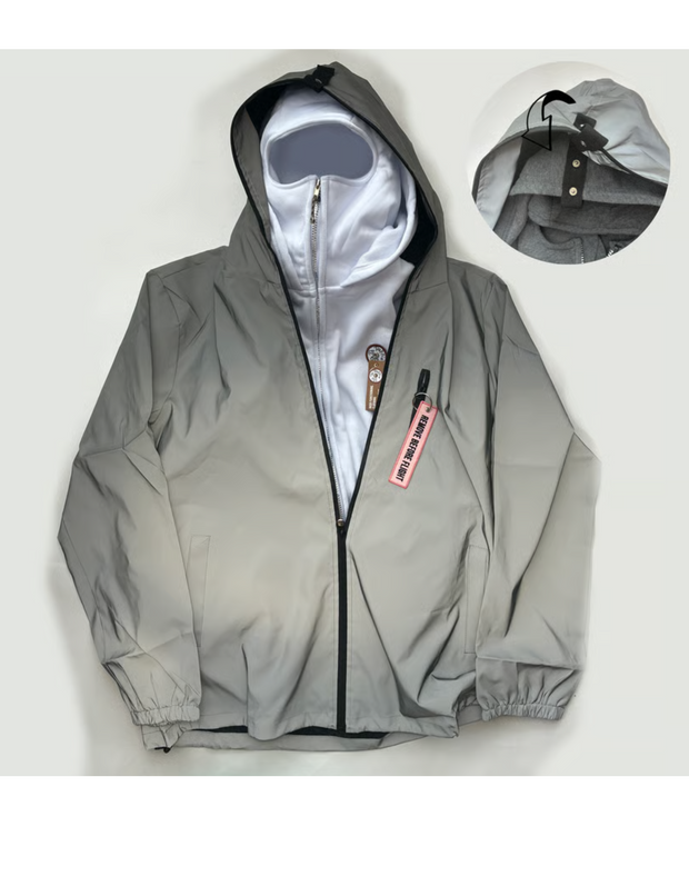 Dr Poppin' Off 'HoodyClava' Hood in White