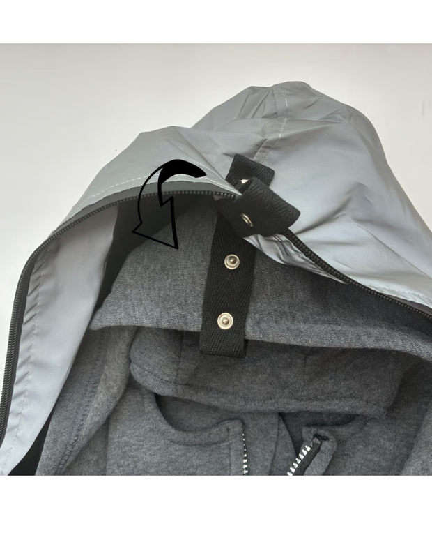 Dr Poppin' Off 'HoodyClava' Hood in White