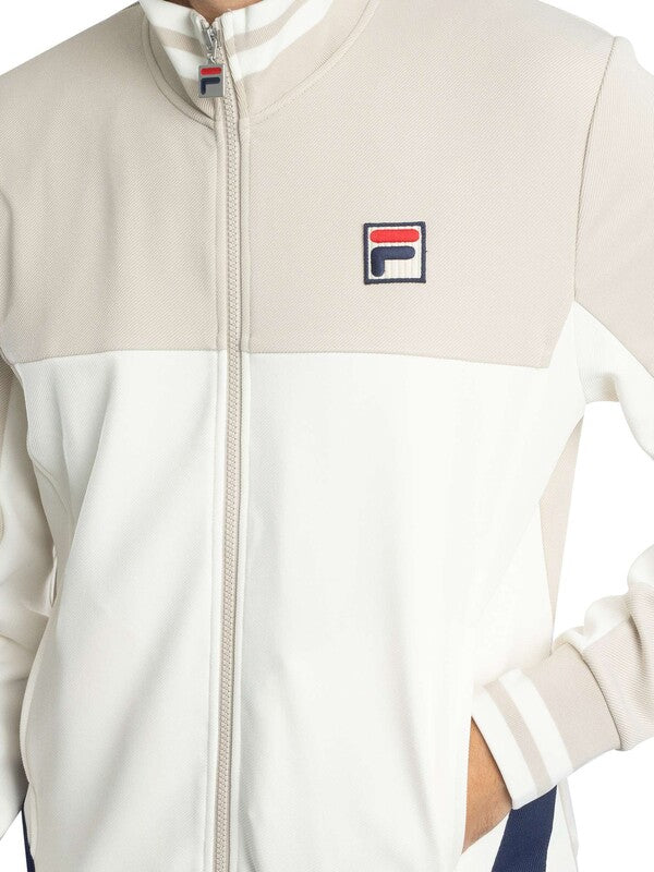 Fila Tiebreaker Track Jacket. Gardenia