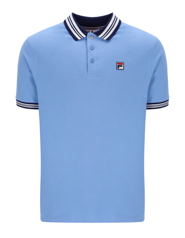 Fila Faraz Tipped Polo in Vista Blue
