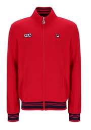 Fila Jamie Settanta Track Top in Fila Red / Fila Navy