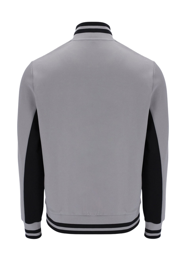 Fila Tiebreaker Track Top in Black / Sharkskin / Lemonade