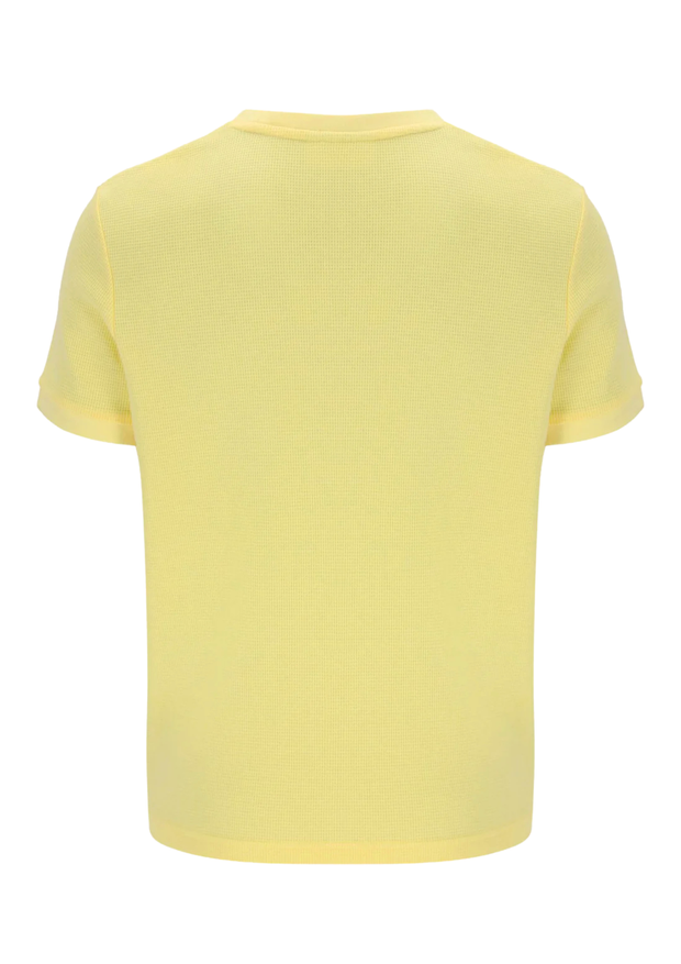 FILA Ash Waffle Ringer T-Shirt in Popcorn