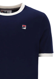 FILA Marconi T-Shirt in Navy / Gardenia