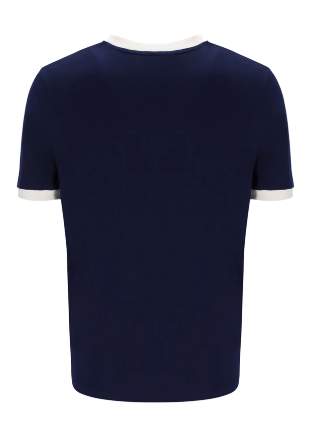 FILA Marconi T-Shirt in Navy / Gardenia