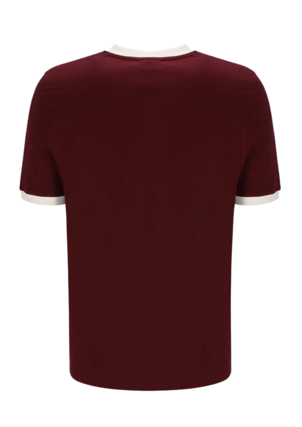 FILA Marconi T-Shirt in Windsor Wine / Gardenia