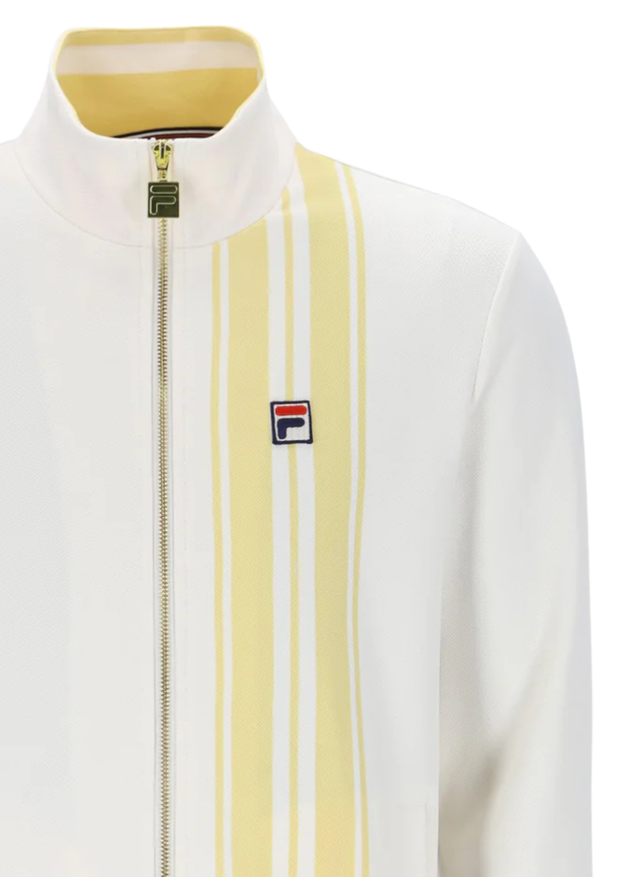 Fila Dante Track Jacket in Gardenia / Raffia