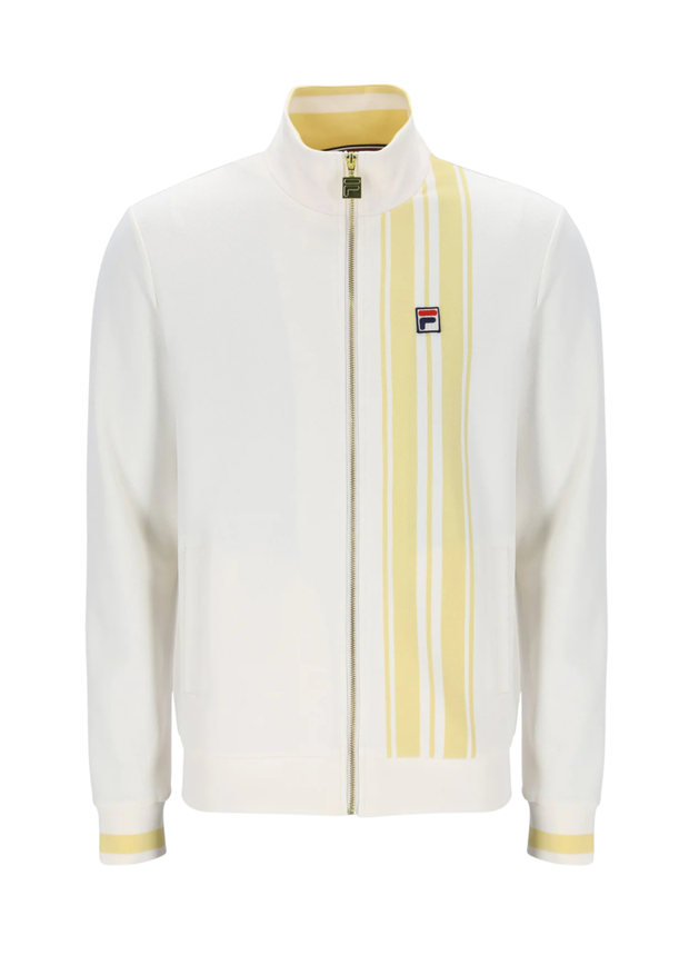 Fila Dante Track Jacket in Gardenia / Raffia