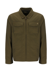Fila Kasa Zip Through Jacket in Dark Olive
