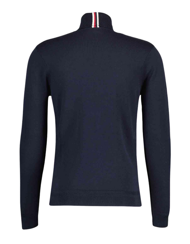 Gabicci Leonard Roll Neck Knit in Navy