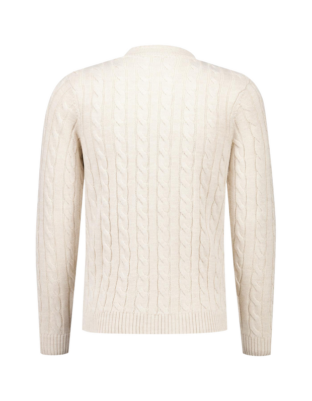 Gabicci Temor Knit Jumper in Linen