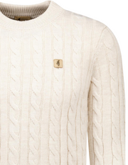 Gabicci Temor Knit Jumper in Linen