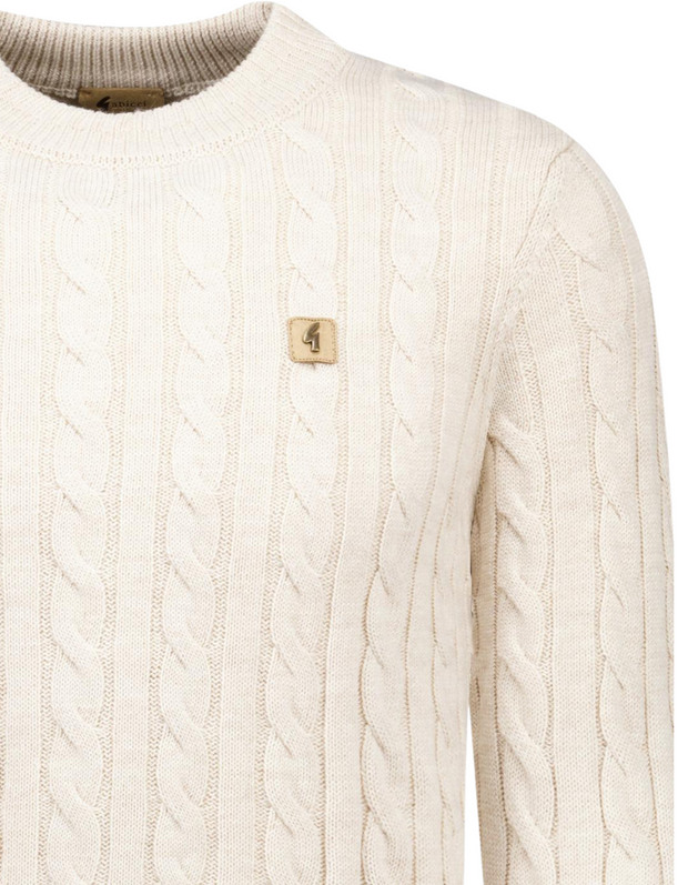 Gabicci Temor Knit Jumper in Linen