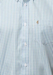 Gabicci Fraser Short Sleeve Shirt in Aqua