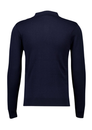 Gabicci Soda Knitted Polo in Navy