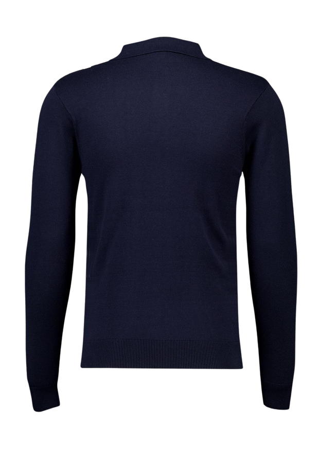 Gabicci Soda Knitted Polo in Navy