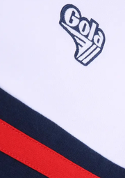 Gola 1/4 Zip Sweat in White / Red / Navy