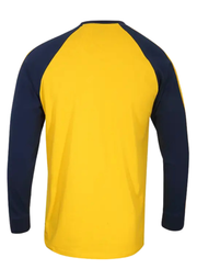 Gola Long Sleeve T-Shirt in Yellow / Navy
