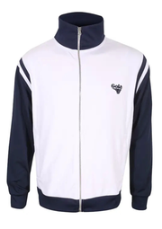 Gola Colour Block Track Top in White / Navy