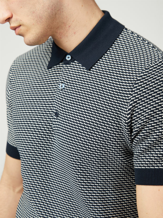 Ben Sherman Bi Coloured Textured Polo