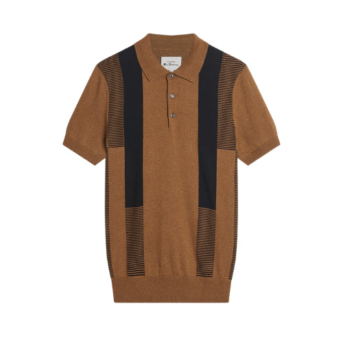 Ben Sherman Intarsia short sleeve polo