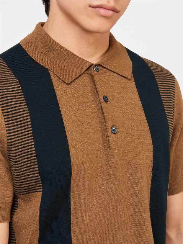 Ben Sherman Intarsia short sleeve polo