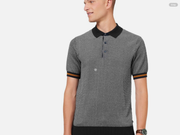 Ben Sherman All Over Texture Polo in Navy