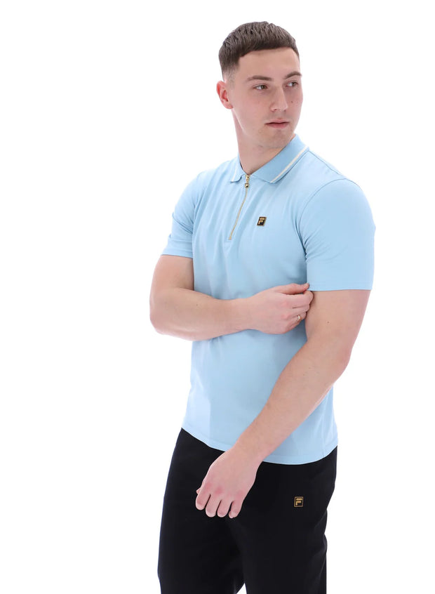 Fila Gold Lemar Polo in Summer Song Blue