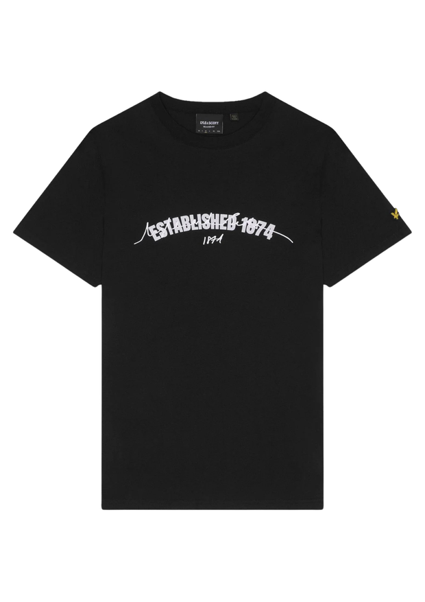 Lyle & Scott Established 1874 T-Shirt in Black