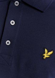 Lyle & Scott Long Sleeve Polo in Navy