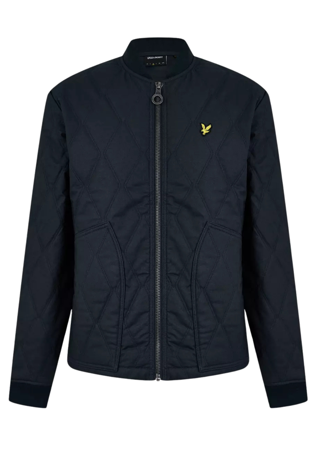 Lyle & Scott Quilted Jacket in Muddy Navy