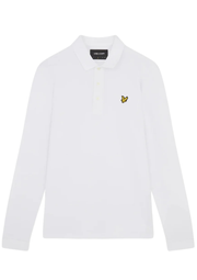 Lyle & Scott Long Sleeve Polo in White