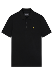 Lyle & Scott Plain Polo in Jet Black