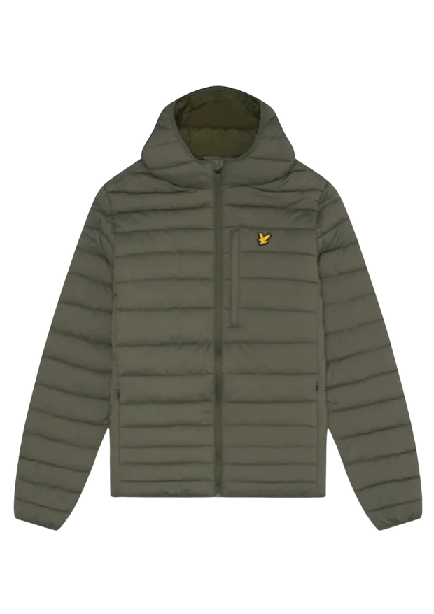 Lyle & Scott Lightweight Quilted Jacket in Cactus Green